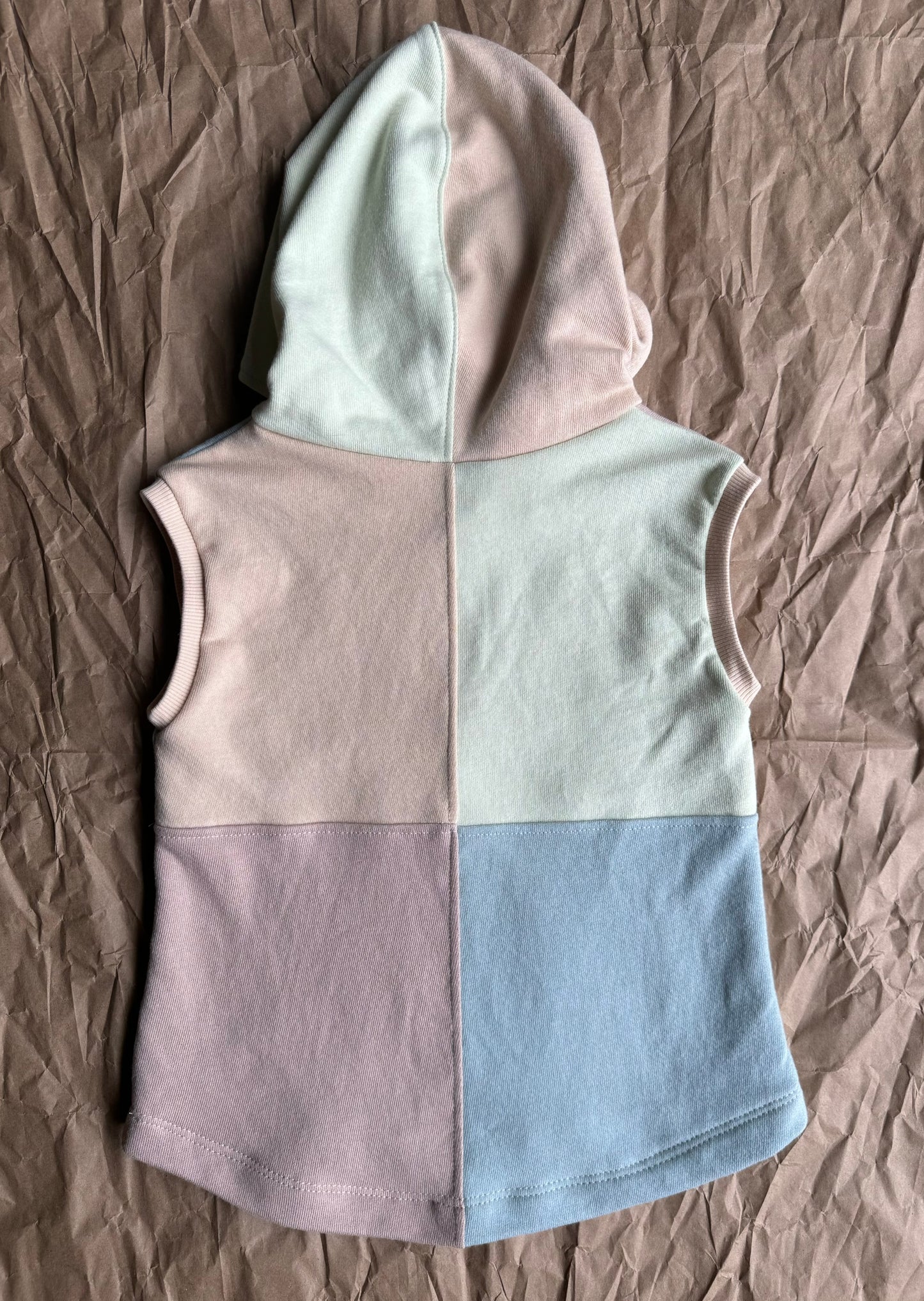 Wide Shoulder Hooded Tank