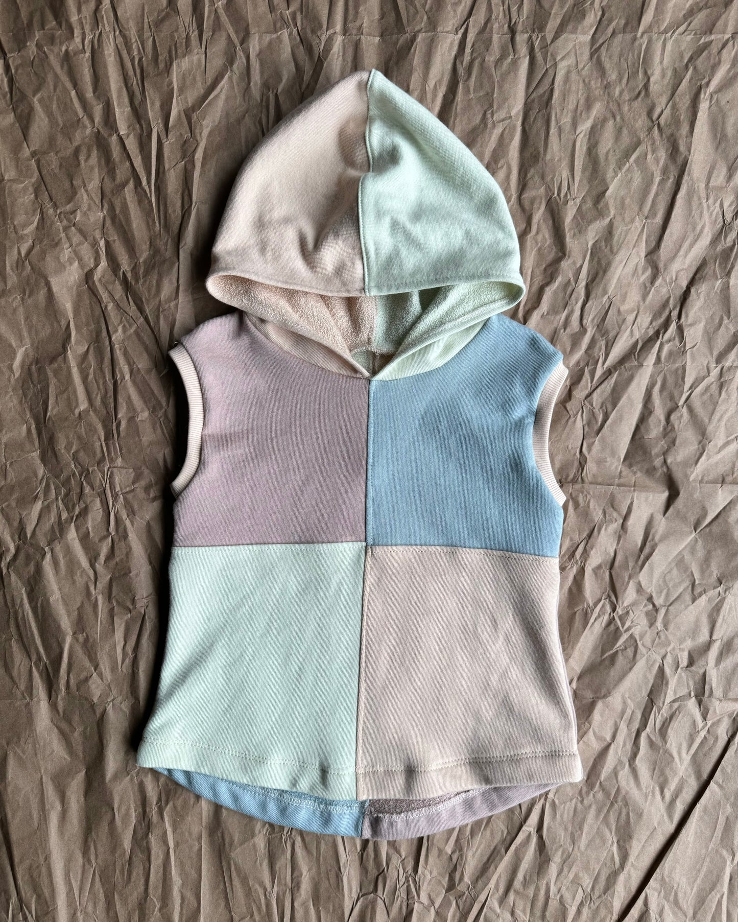 Wide Shoulder Hooded Tank